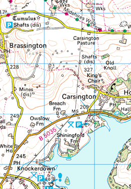 Carsington map