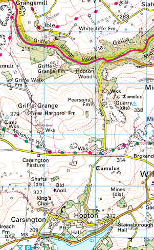 Hopton map