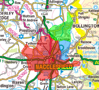 Macclesfield map