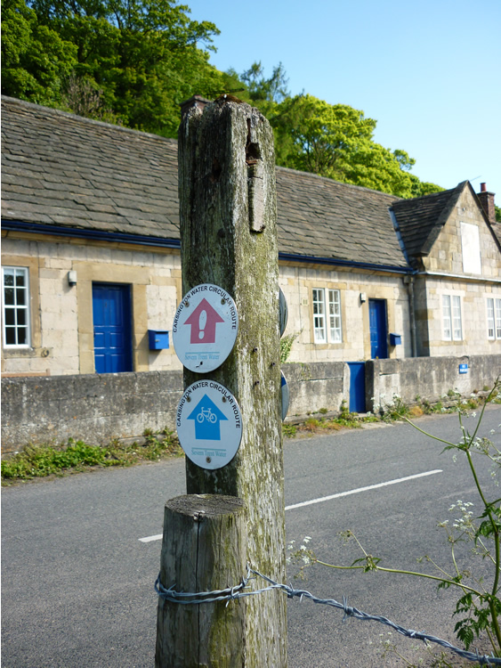 Photograph: Finger post sawn off